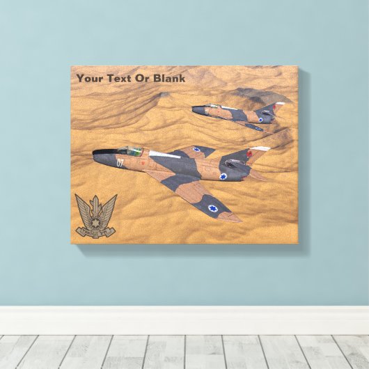 イスラエルすごいのマイステール砂漠 キャンバスプリント (インサイチュ (ウッドフロア))