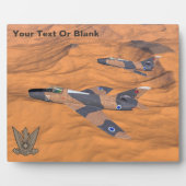 イスラエルすごいのマイステール砂漠 フォトプラーク (正面)