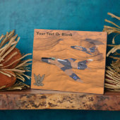 イスラエルすごいのマイステール砂漠 フォトプラーク (側面)