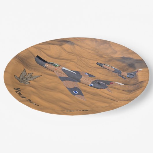 イスラエルすごいのマイステール砂漠 ペーパープレート (アングル)