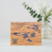 イスラエルすごいのマイステール砂漠 ポストカード (スタンド正面)