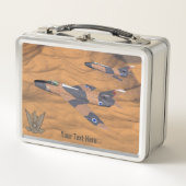 イスラエルすごいのマイステール砂漠 メタルランチボックス (正面)