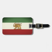 イスラエルとイランの国旗の旅 ラゲッジタグ (正面横)