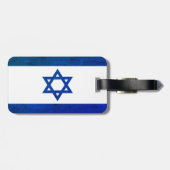 イスラエルとイランの国旗の旅 ラゲッジタグ (裏面横)