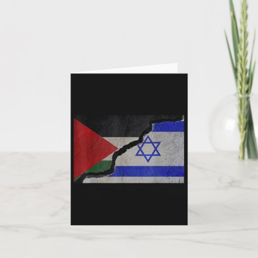 イスラエルとパレスチナの統一 – ストップ戦争 カード (正面)