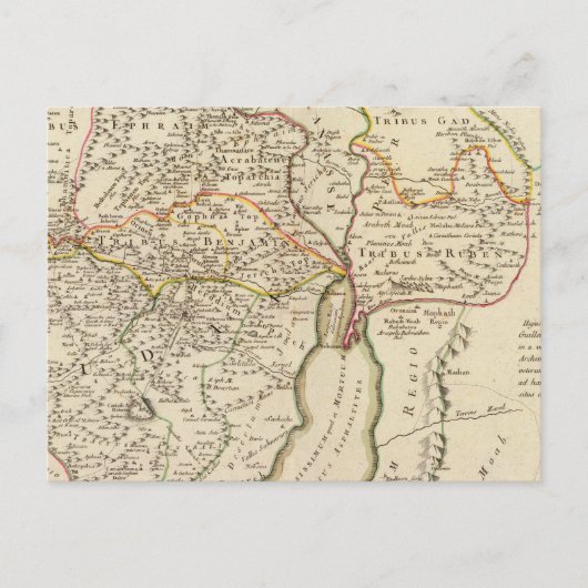 イスラエルとパレスチナ ポストカード (正面)