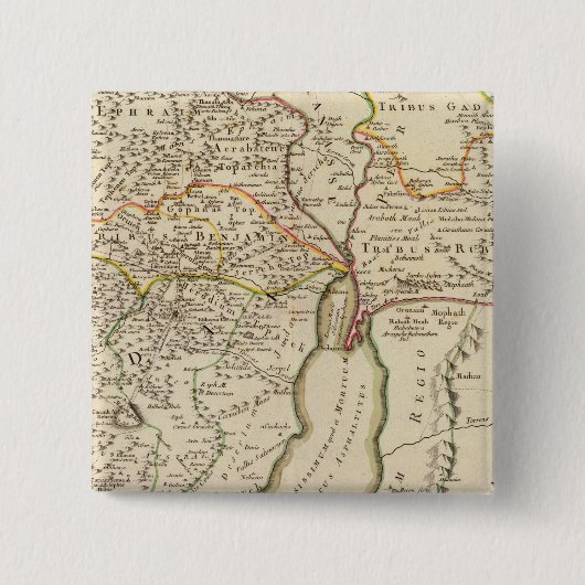 イスラエルとパレスチナ 缶バッジ (正面)