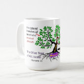 イスラエルと接ぎ木 コーヒーマグカップ (正面左)