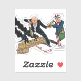 イスラエルと統一された州ジェノサイドのステッカー シール