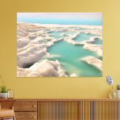 イスラエルにある死海 キャンバスプリント (インサイチュ (リビング))