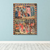 イスラエルのエジ離れプトへ キャンバスプリント (インサイチュ (ウッドフロア))