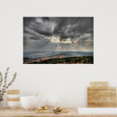 イスラエルのカルメル山から写真ポスター ポスター (キッチン)