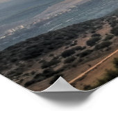 イスラエルのカルメル山から写真ポスター ポスター (角)