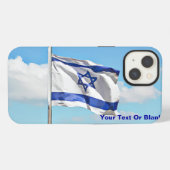 イスラエルのケースメイトiPhoneケース国旗 iPhoneケース (裏面横)