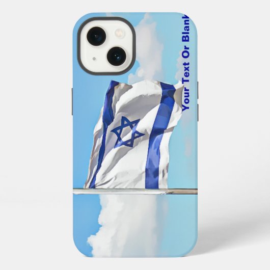 イスラエルのケースメイトiPhoneケース国旗 iPhoneケース (裏面)