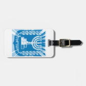 イスラエルのスポットライトの象徴 ラゲッジタグ (正面横)