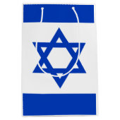 イスラエルのダビデの星 ミディアムペーパーバッグ (正面)