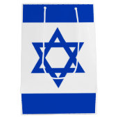 イスラエルのダビデの星 ミディアムペーパーバッグ (裏面)