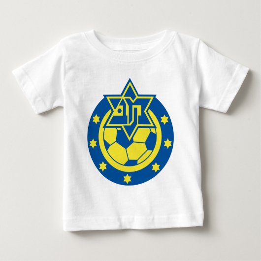 イスラエルのチーム ベビーTシャツ (正面)