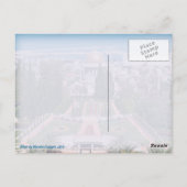 イスラエルのハイファのバハイ庭園 ポストカード (裏面)