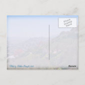 イスラエルのハイファのバハイ庭園 ポストカード (裏面)