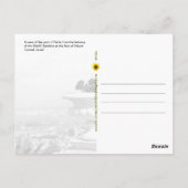 イスラエルのハイファ港 – はがき (裏面)