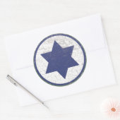 イスラエルのブルースターエアフォースラウンデル素朴 ラウンドシール (封筒)