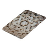 イスラエルの古いダビデの星の彫刻 マグネット (左側)