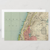 イスラエルの古代地図 便箋 (正面/裏面)