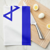 イスラエルの国旗 キッチンタオル (四つ折り)