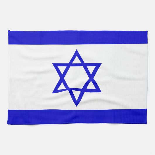 イスラエルの国旗 キッチンタオル (横)