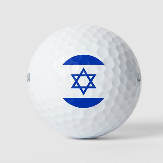 イスラエルの国旗 ゴルフボール (正面)