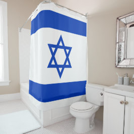 イスラエルの国旗 シャワーカーテン