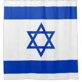 イスラエルの国旗 シャワーカーテン (正面)