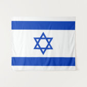 イスラエルの国旗 タペストリー (正面(横))