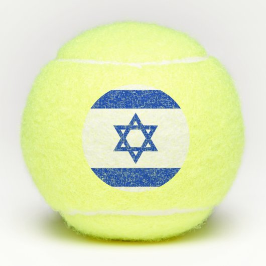イスラエルの国旗 テニスボール (正面)