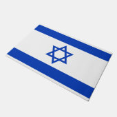 イスラエルの国旗 ドアマット (アングル)