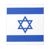 イスラエルの国旗 ノートパッド (正面)