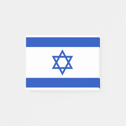 イスラエルの国旗 ポストイット (正面)