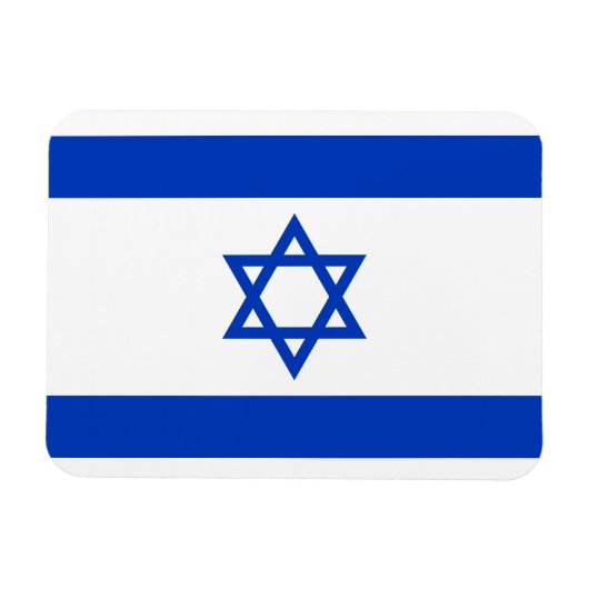 イスラエルの国旗 マグネット (横)