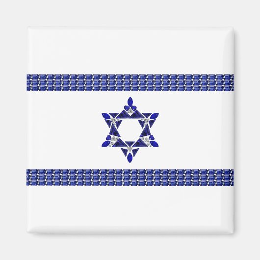 イスラエルの国旗 マグネット (正面)