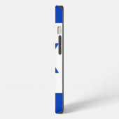 イスラエルの国旗 iPhoneケース (左側面)