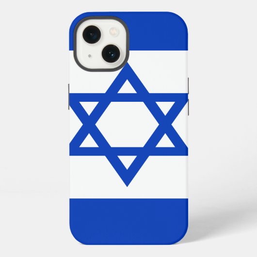 イスラエルの国旗 iPhoneケース (裏面)