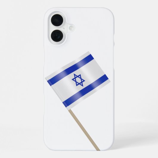イスラエルの国旗 iPhoneケース (裏面)