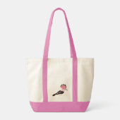 イスラエルの国鳥ישראלかわいいフーポー トートバッグ (裏面)