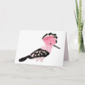 イスラエルの国鳥かわいいフーポーט״ו באב カード (正面)