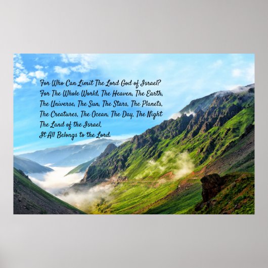 「イスラエルの地は賛美2019」預言 ポスター (正面)