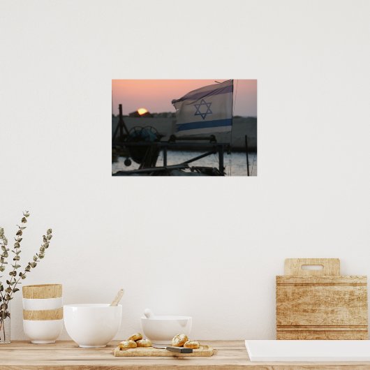 イスラエルの夕日 ポスター (キッチン)