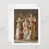 イスラエルの女性の合唱団、'Esther'のためのコスチュームb ポストカード (正面/裏面)