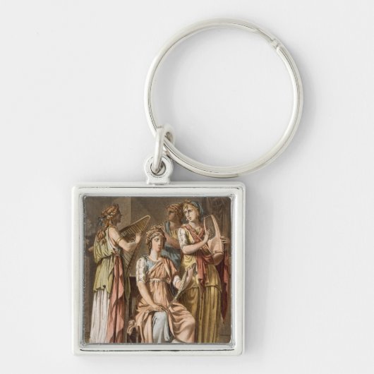 イスラエルの女性、「エスター」bのためのコスチュームのコーラス キーホルダー (正面)